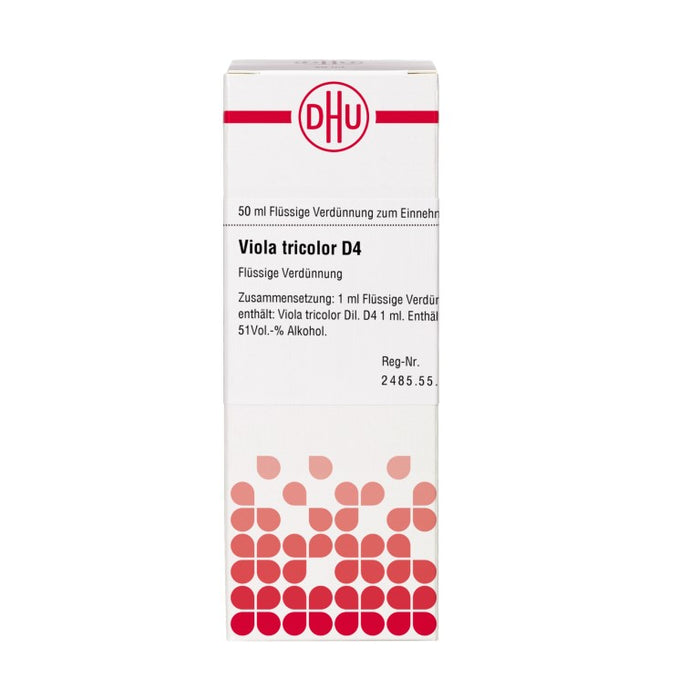 Viola tricolor D4 DHU Dilution, 50 ml Lösung