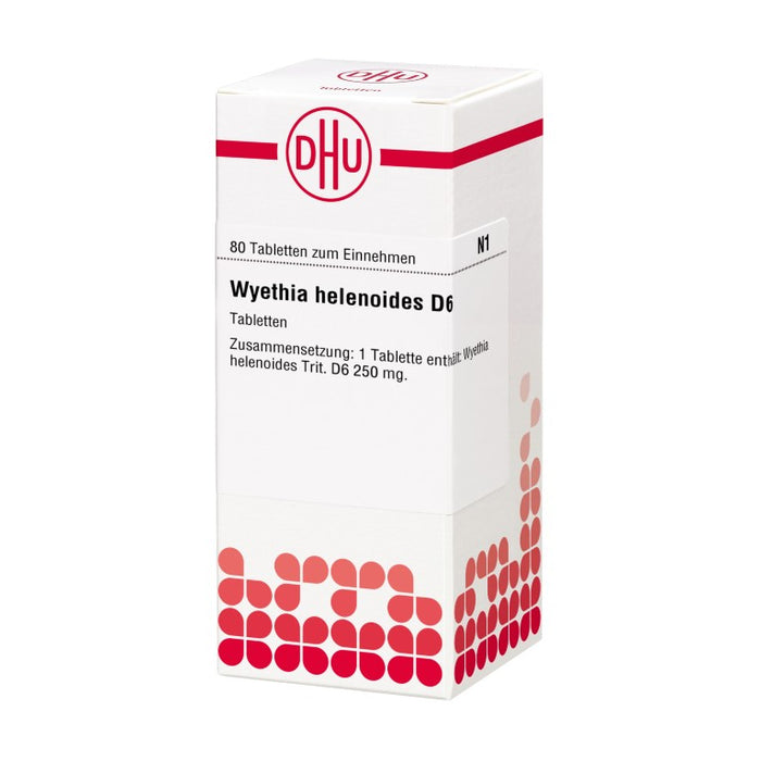 Wyethia helenioides D6 DHU Tabletten, 80 St. Tabletten