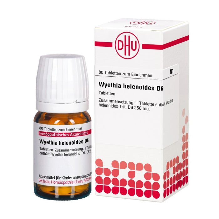 Wyethia helenioides D6 DHU Tabletten, 80 St. Tabletten