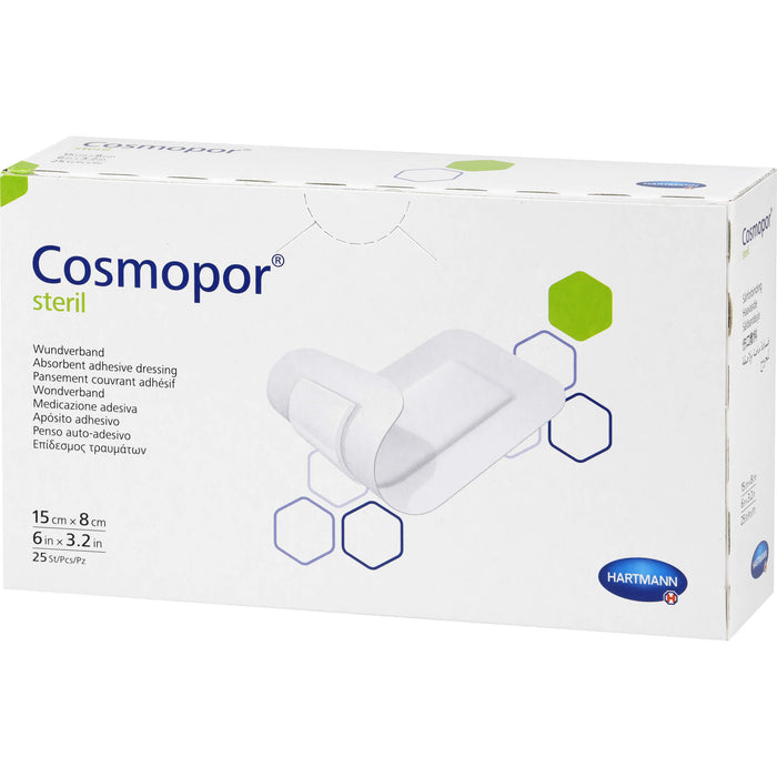 COSMOPOR STERIL 15X8CM, 25 St PFL