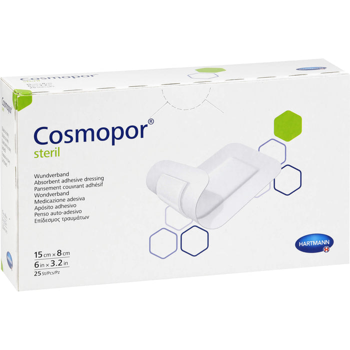 COSMOPOR STERIL 15X8CM, 25 St PFL