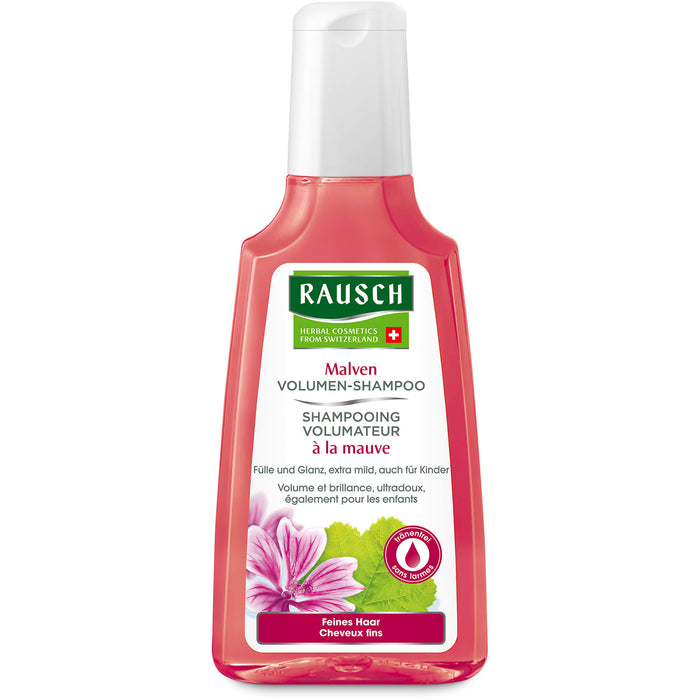 Rausch Malven Volumen Shampoo für Fülle und Glanz, 200 ml Shampoo