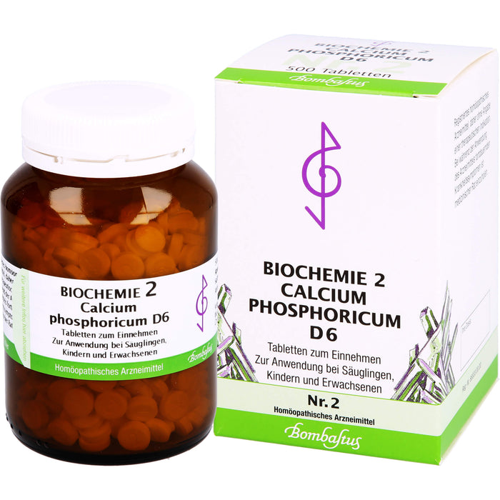 Biochemie 2 Calcium phosphoricum Bomastus D6 Tbl., 500 St TAB