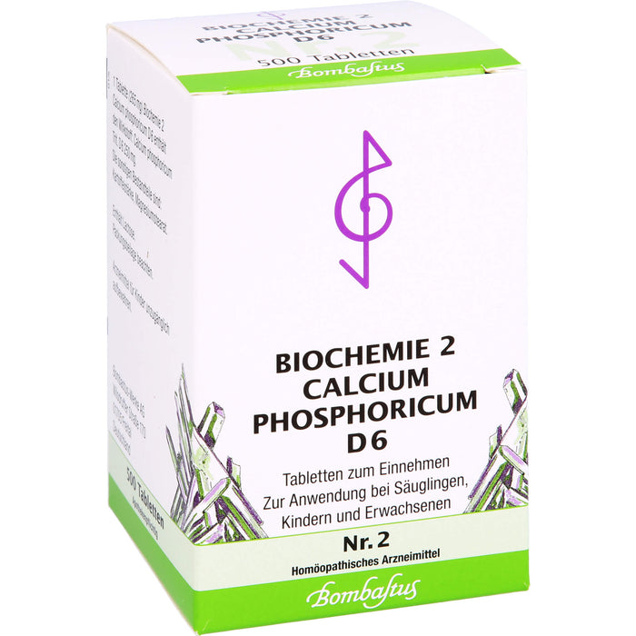 Biochemie 2 Calcium phosphoricum Bomastus D6 Tbl., 500 St TAB