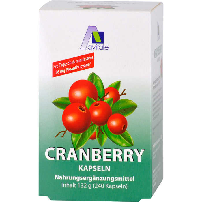 Avitale Cranberry Kapseln 400 mg, 240 St. Kapseln