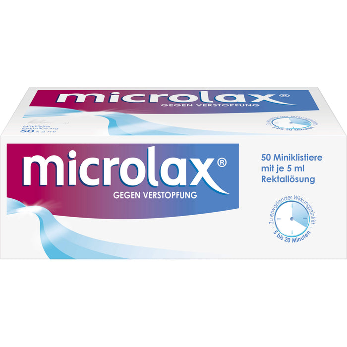 microlax Miniklistier Rektallösung Reimport EMRAmed, 50 St. Klistiere