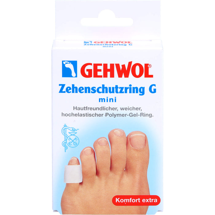 GEHWOL Polymer-Gel Zehenschutzring G mini, 2 St. Pflaster