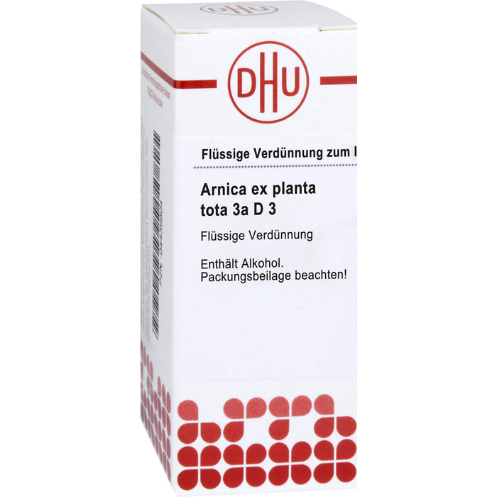 Arnica ex planta tota 3a D3 DHU Dilution, 20 ml Lösung