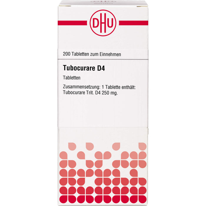 Tubocurare D4 DHU Tabletten, 200 St. Tabletten