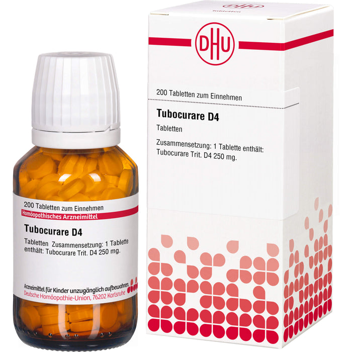 Tubocurare D4 DHU Tabletten, 200 St. Tabletten