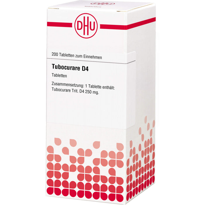 Tubocurare D4 DHU Tabletten, 200 St. Tabletten