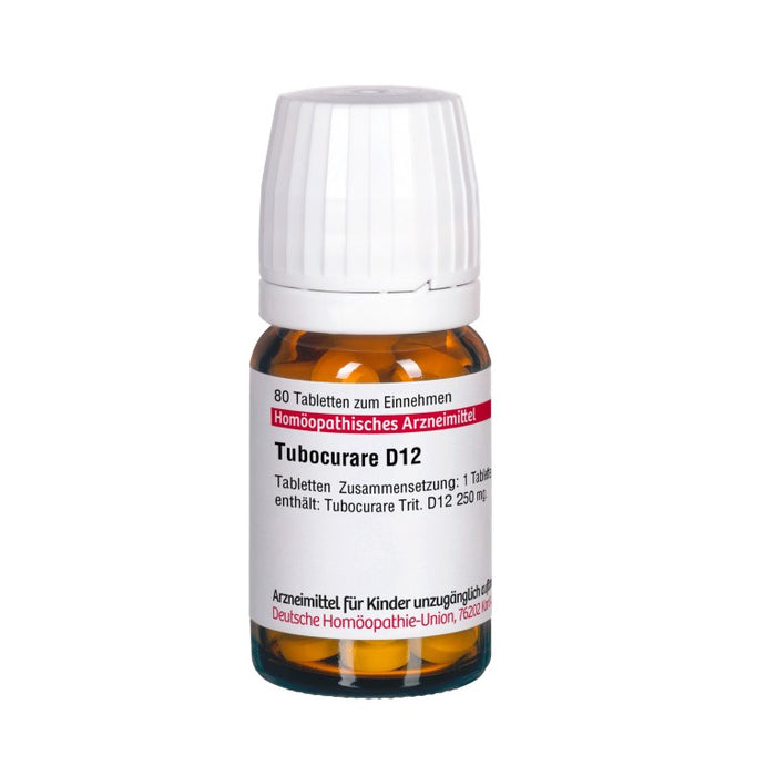 Tubocurare D12 DHU Tabletten, 80 St. Tabletten