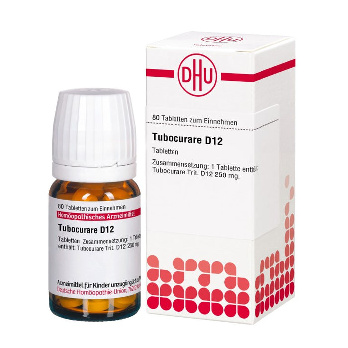 Tubocurare D12 DHU Tabletten, 80 St. Tabletten