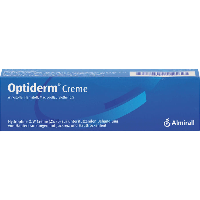 Optiderm Creme bei Hauterkrankungen mit Juckreiz und Hauttrockenheit, 50 g Creme