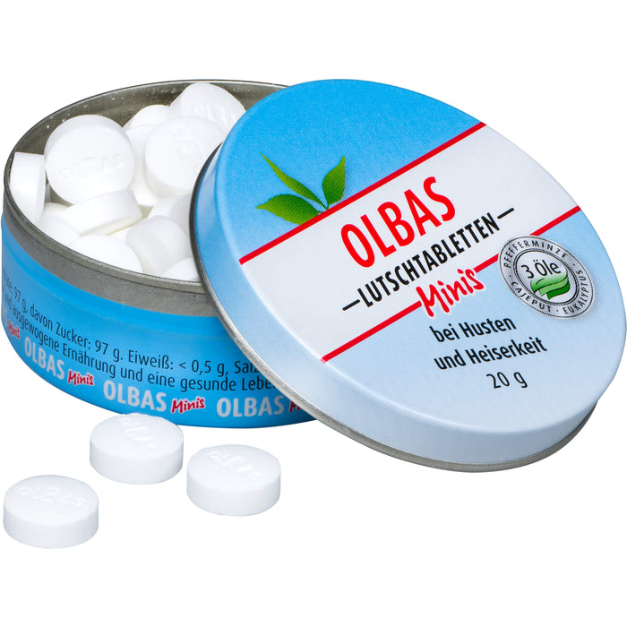 OLBAS Lutschtabletten Minis bei Husten und Heiserkeit, 20 g Tabletten