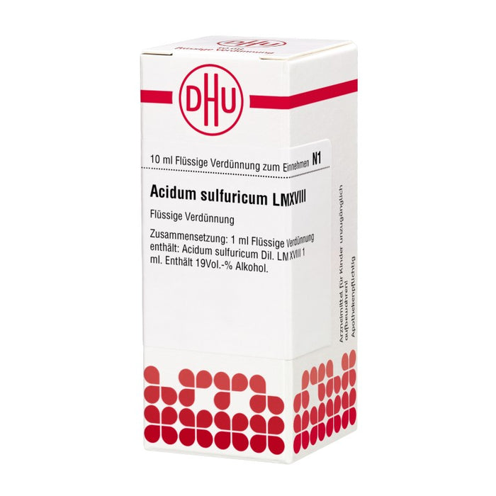 DHU Acidum sulfuricum LM XVIII Dilution, 10 ml Lösung