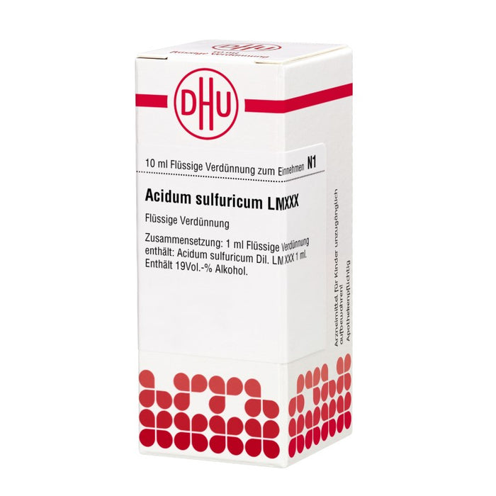 DHU Acidum sulfuricum LM XXX Dilution, 10 ml Lösung