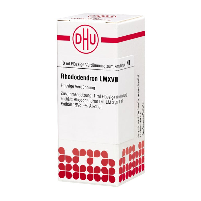 Rhododendron LM XVIII DHU Dilution, 10 ml Lösung