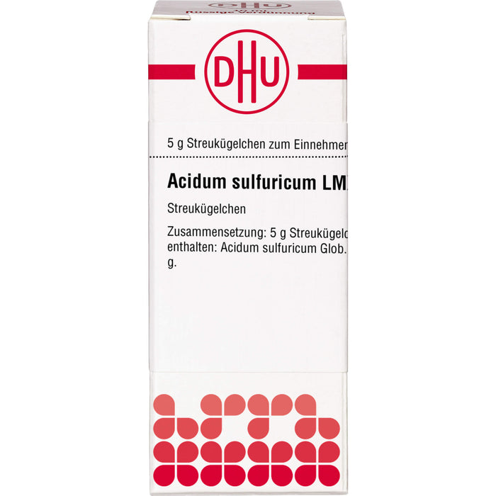 DHU Acidum sulfuricum LM XXX Streukügelchen, 5 g Globuli