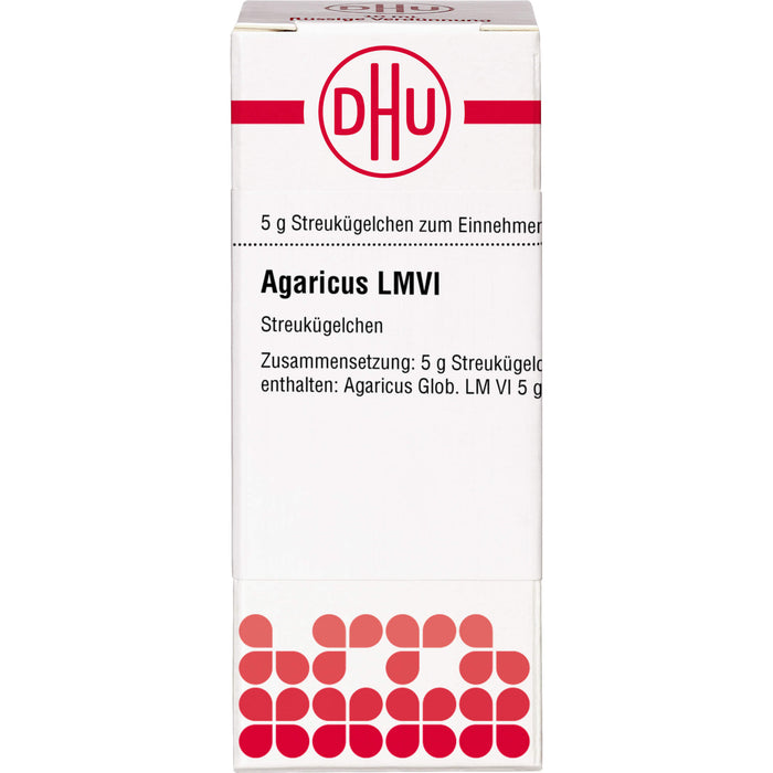 DHU Agaricus LM VI Streukügelchen, 5 g Globuli