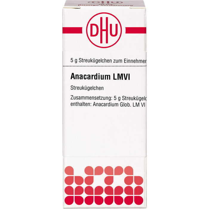 DHU Anacardium LM VI Streukügelchen, 5 g Globuli