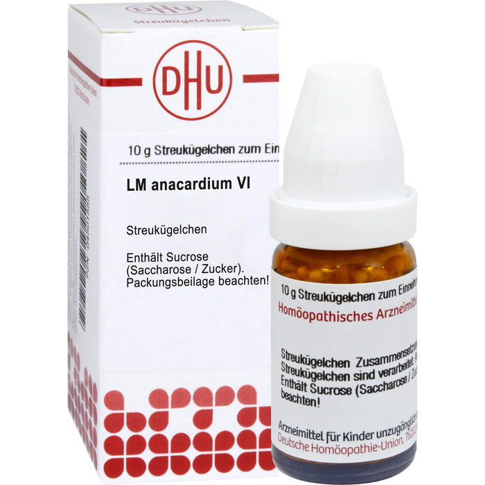 DHU Anacardium LM VI Streukügelchen, 5 g Globuli