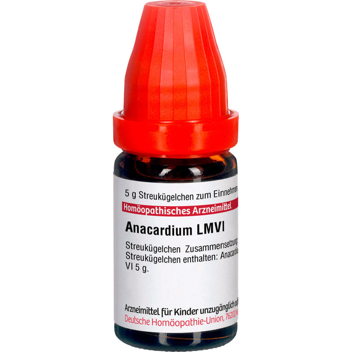 DHU Anacardium LM VI Streukügelchen, 5 g Globuli