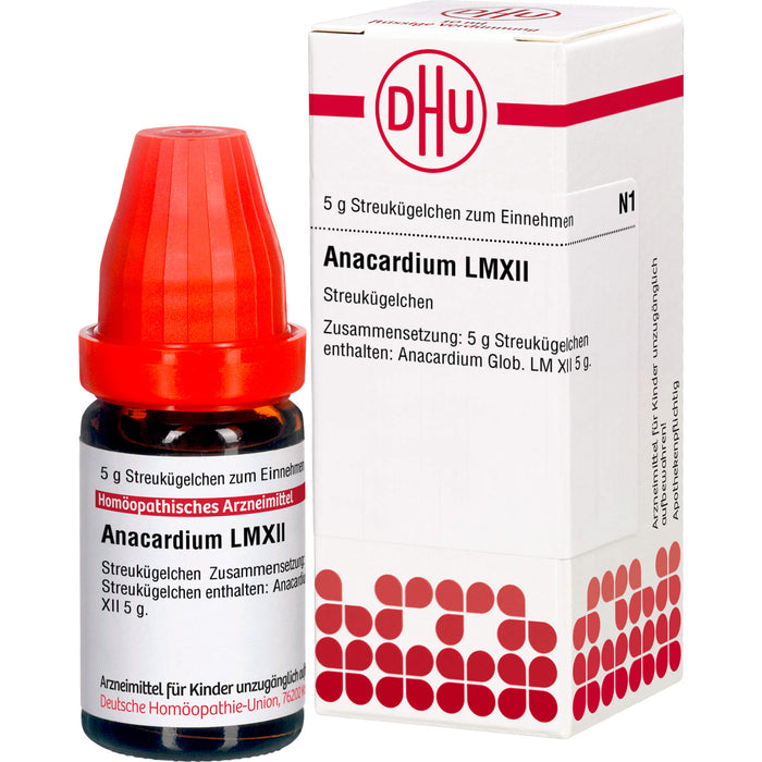 DHU Anacardium LM XII Streukügelchen, 5 g Globuli