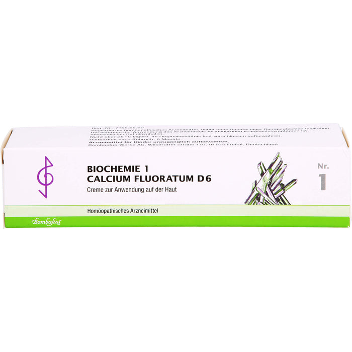 Biochemie 1 Calcium fluoratum Bombastus D6 Creme, 100 ml Creme