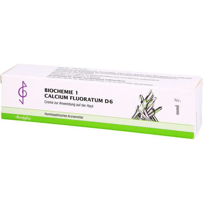 Biochemie 1 Calcium fluoratum Bombastus D6 Creme, 100 ml Creme