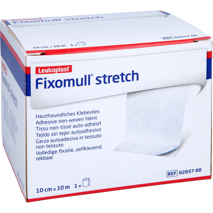 Fixomull Stretch 10 m x 10 cm Klebevlies zur Verbandfixierung, 1 St. Verbandzellstoff