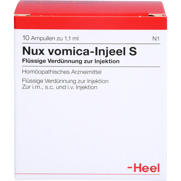 Nux vomica-Injeel S flüssige Verdünnung, 10 St. Ampullen
