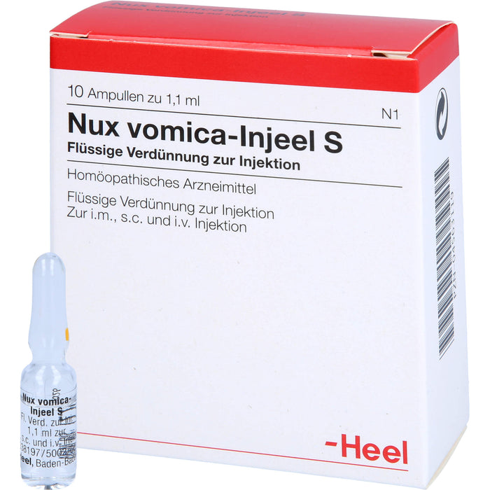 Nux vomica-Injeel S flüssige Verdünnung, 10 St. Ampullen