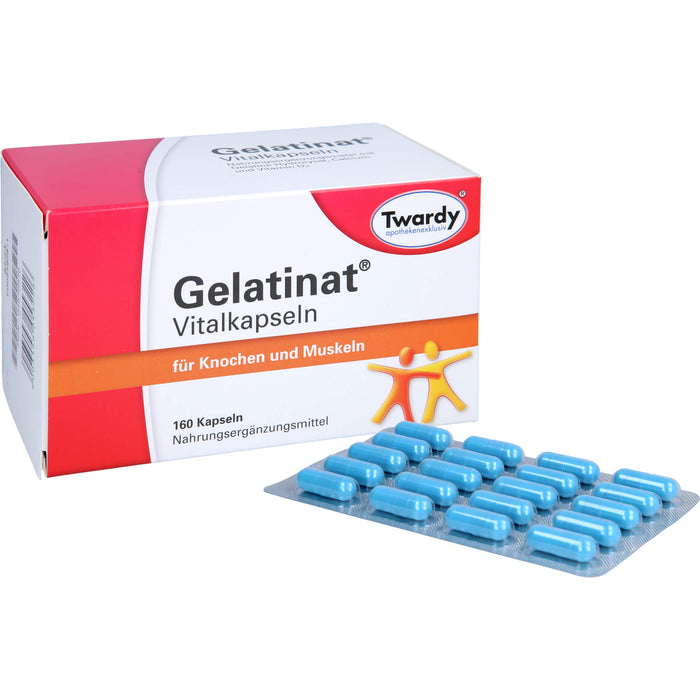 Gelatinat Vitalkapseln, 160 St. Kapseln