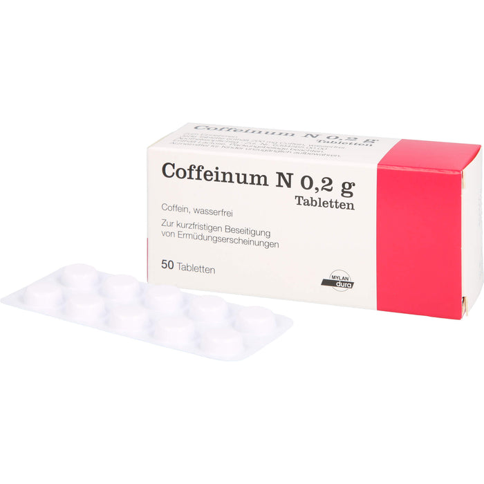 Coffeinum N 0.2 g Tabletten, 50 pcs. Tablets