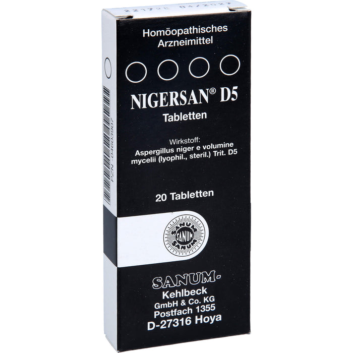 Nigersan D5 Tabletten, 20 St. Tabletten