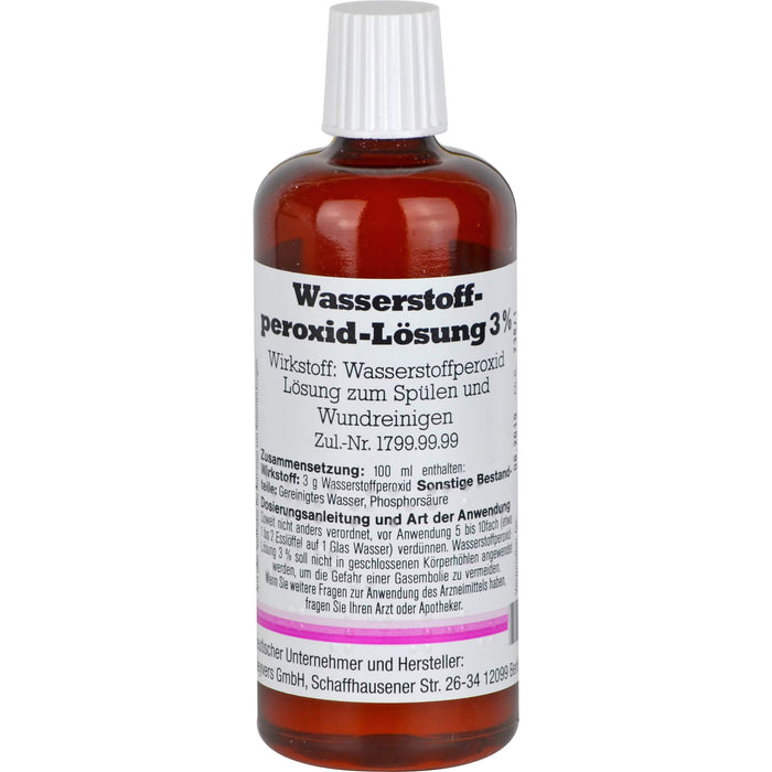 Paul W. Beyvers Wasserstoffperoxid-Lösung 3 %, 100 ml Lösung