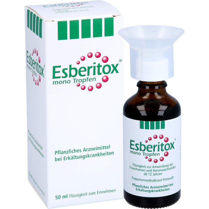 Esberitox mono Tropfen bei Erkältungskrankheiten, 50 ml Lösung