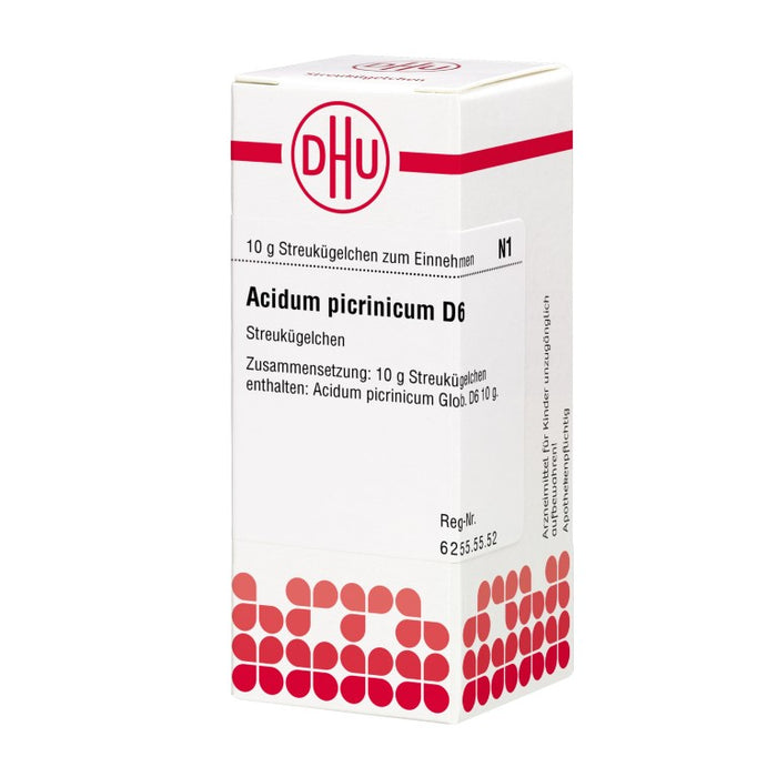 DHU Acidum picrinicum D6 Streukügelchen, 10 g Globuli