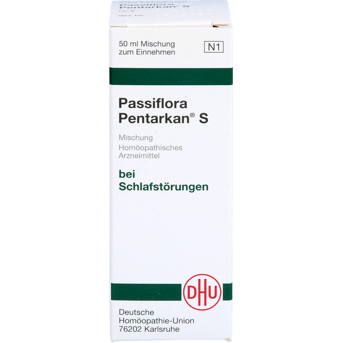 DHU Passiflora Pentarkan S Mischung bei Schlafstörungen, 50 ml Lösung