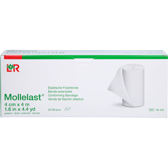 Mollelast Elastische Fixierbinde 4cmx4m, 20 St BIN