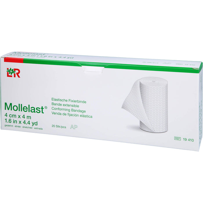 Mollelast Elastische Fixierbinde 4cmx4m, 20 St BIN