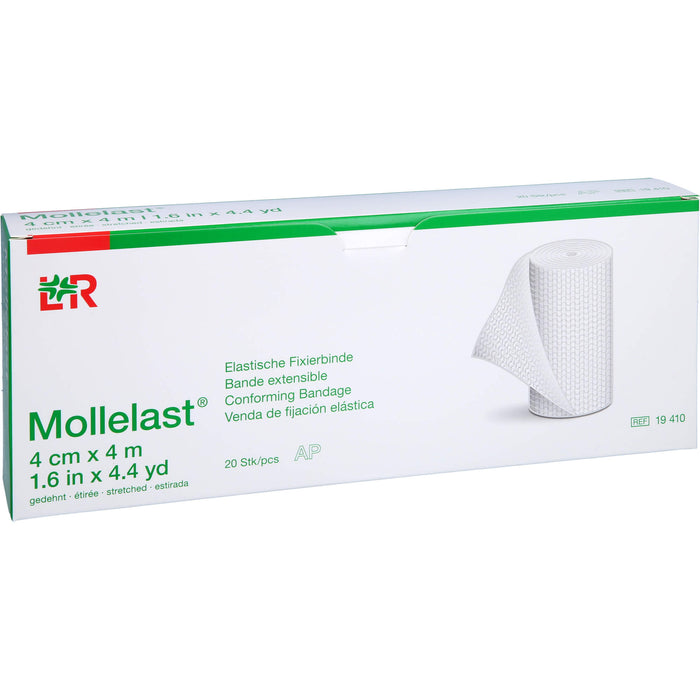 Mollelast Elastische Fixierbinde 4cmx4m, 20 St BIN