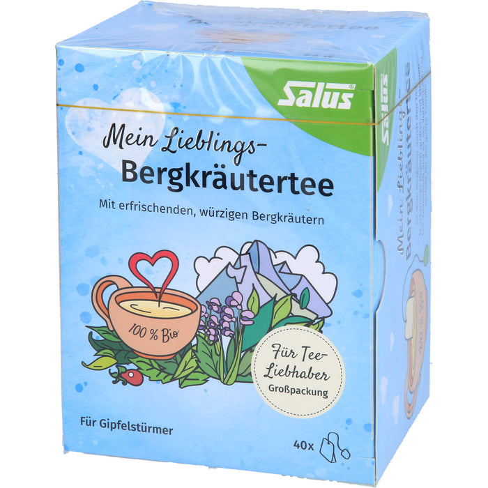 Mein Lieblings-Bergkräuter-Tee bio Salus, 40 St FBE