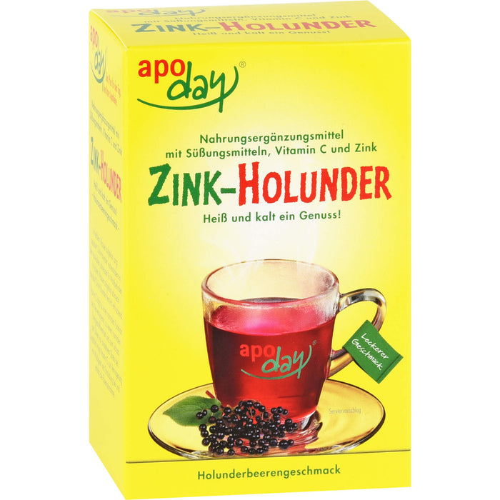 apoday Zink-Holunder zuckerfrei, 10 pcs. Sachets