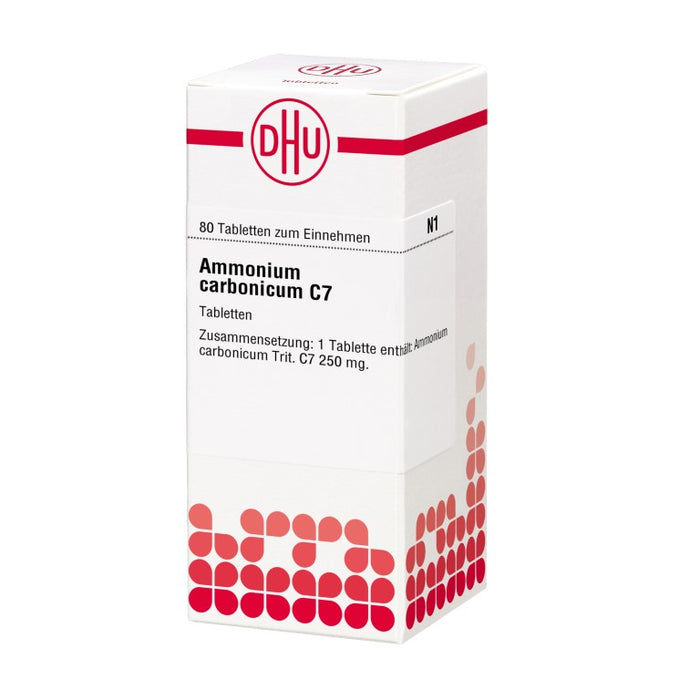 DHU Ammonium carbonicum C7 Tabletten, 80 St. Tabletten