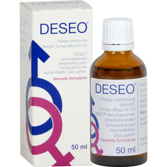 DESEO flüssige Verdünnung bei sexueller Schwäche, 50 ml Solution