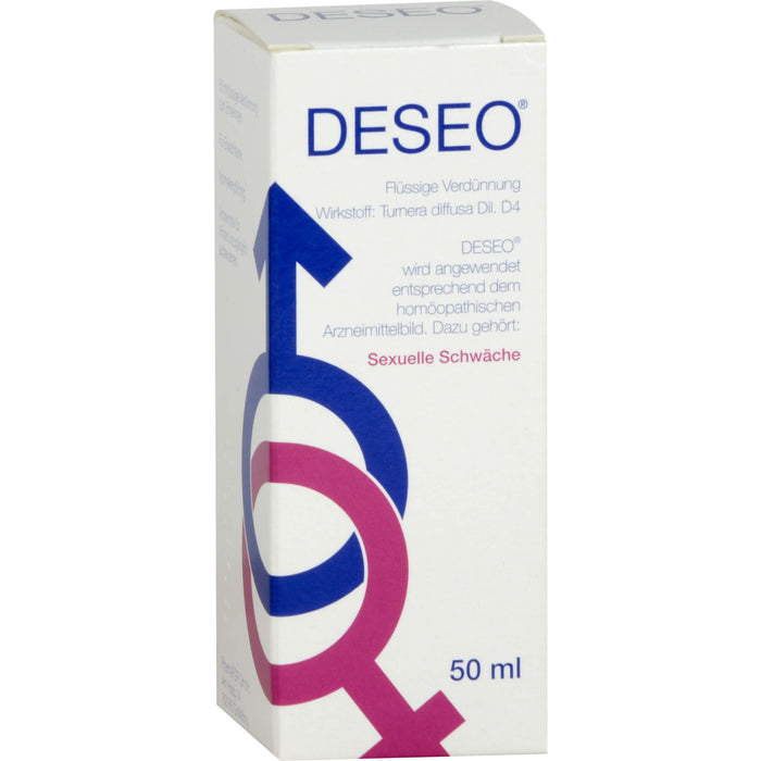 DESEO flüssige Verdünnung bei sexueller Schwäche, 50 ml Solution