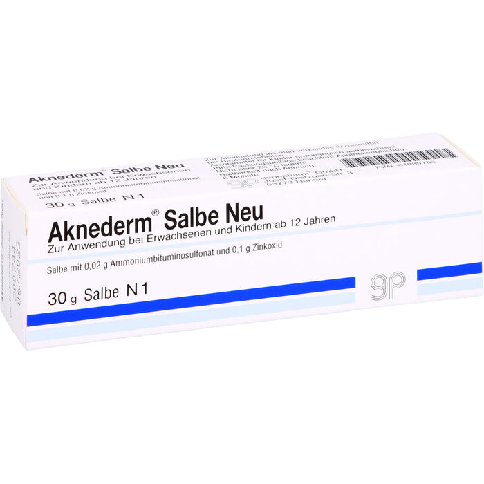 Aknederm Salbe Neu bei Hautunreinheiten, 30 g Salbe