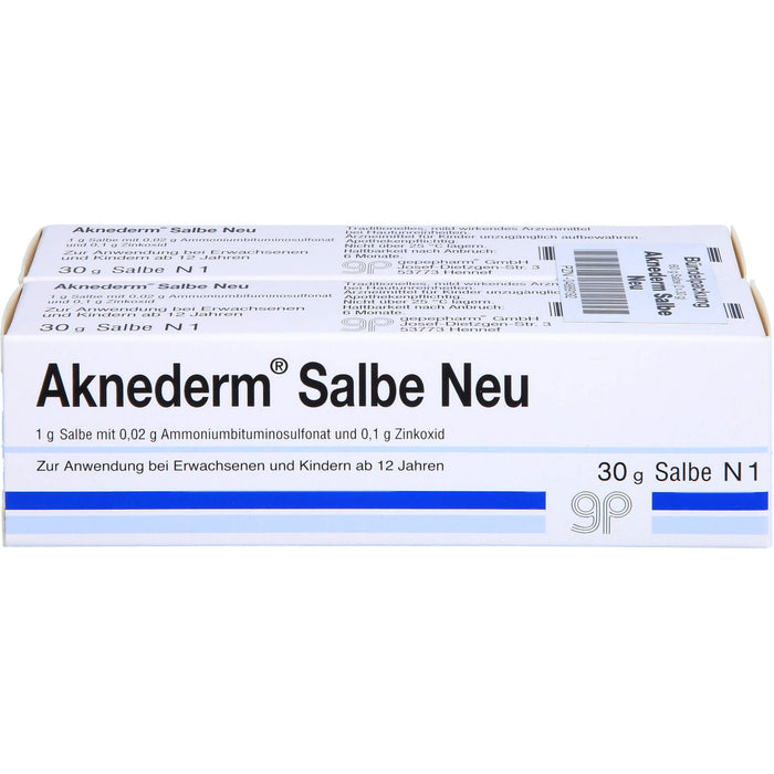 Aknederm Salbe Neu bei Hautunreinheiten, 60 g Ointment